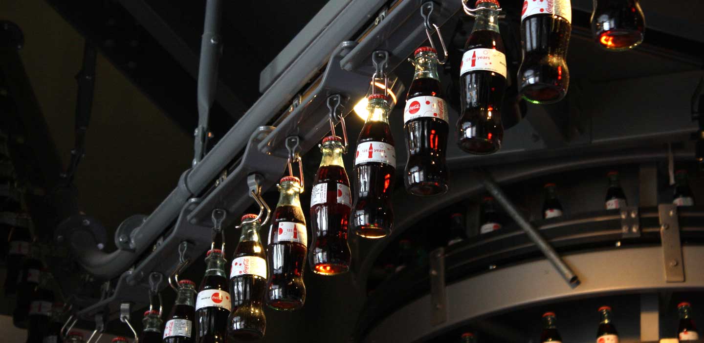 automated bottle conveyor unit
